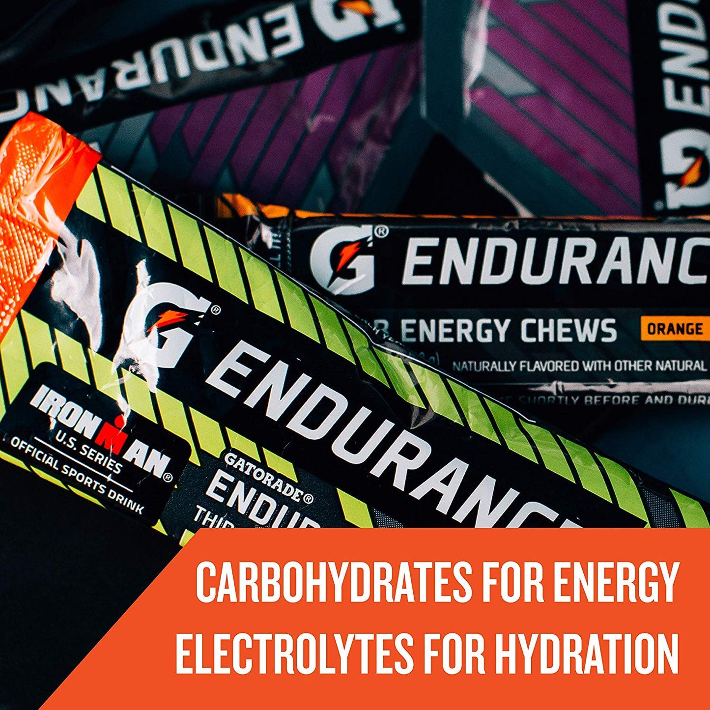 Gatorade Endurance Watermelon Electrolyte Powder, 1.72 oz Pack of 12 - Hydration Drink Mix