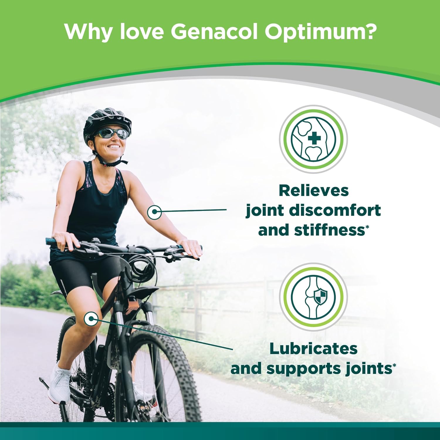 Genacol Optimum Joint Health Supplement with Glucosamine, Chondroitin, MSM & Collagen, 180 Tablets - BoostGo Australia