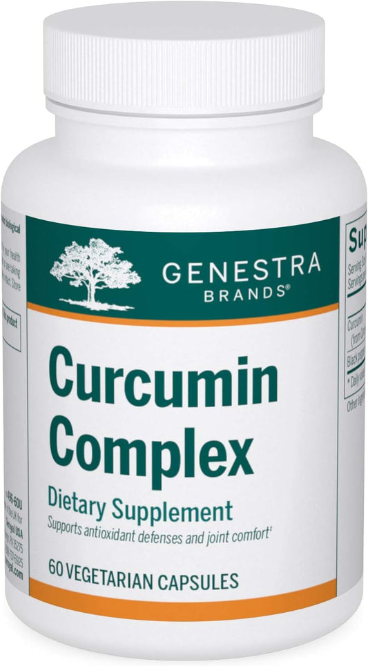 Genestra Brands Curcumin Complex Capsules with Black Pepper - 60 Supplement Capsules