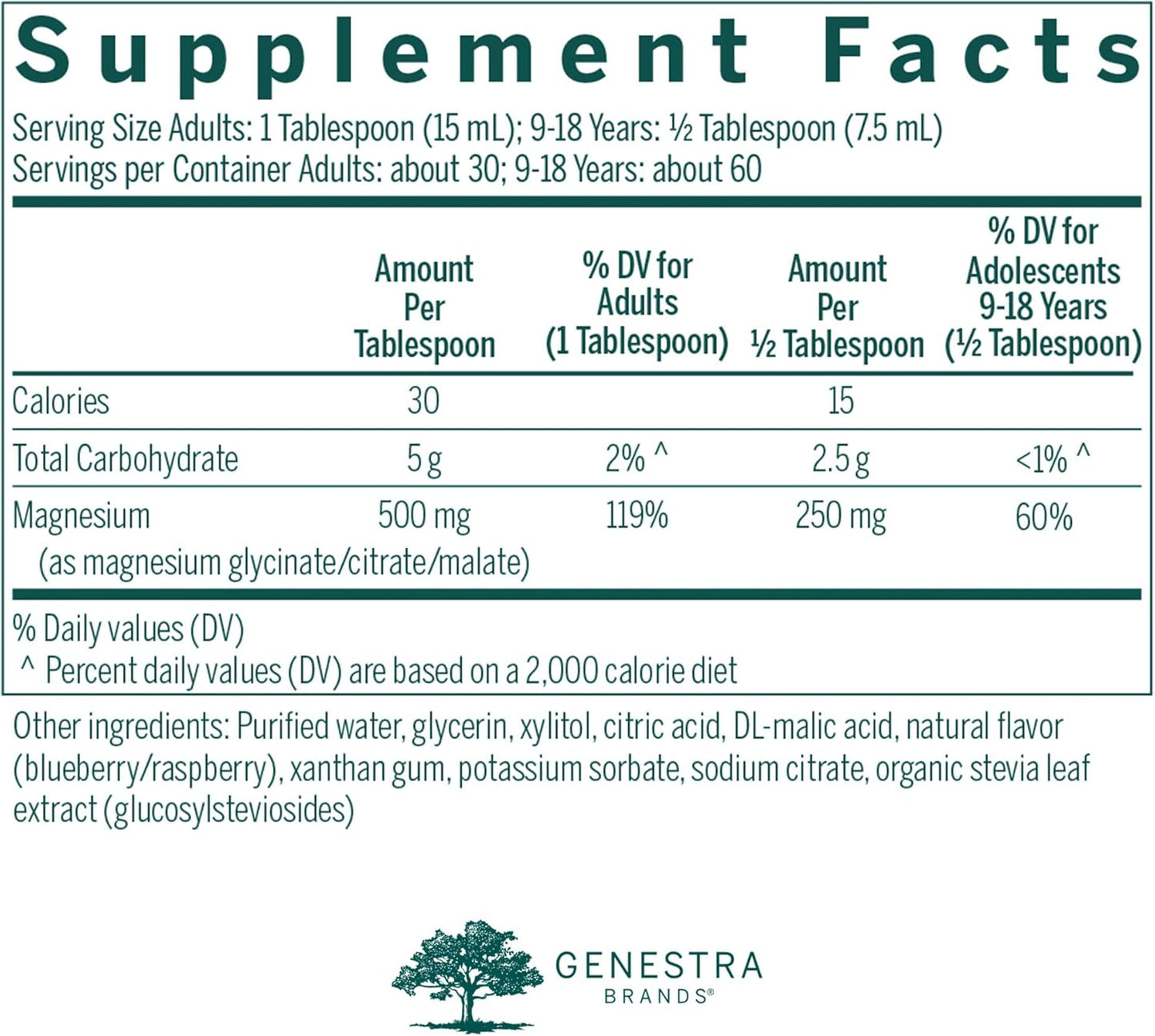 Genestra Brands Magnesium Complex Liquid | Organic Blend of Three Magnesium Sources | 15.2 fl oz - BoostGo Australia
