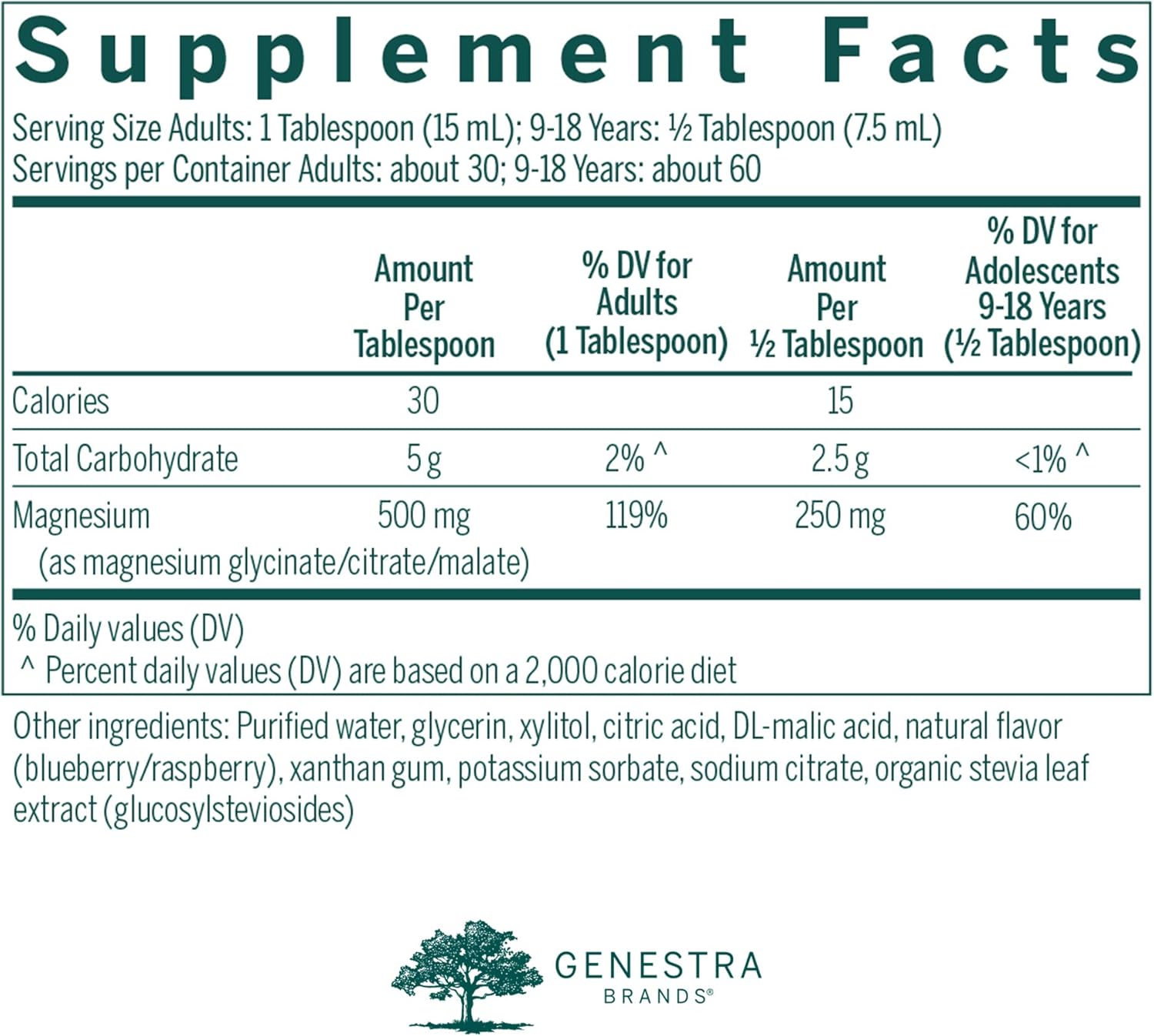 Genestra Brands Magnesium Complex Liquid | Organic Blend of Three Magnesium Sources | 15.2 fl oz - BoostGo Australia