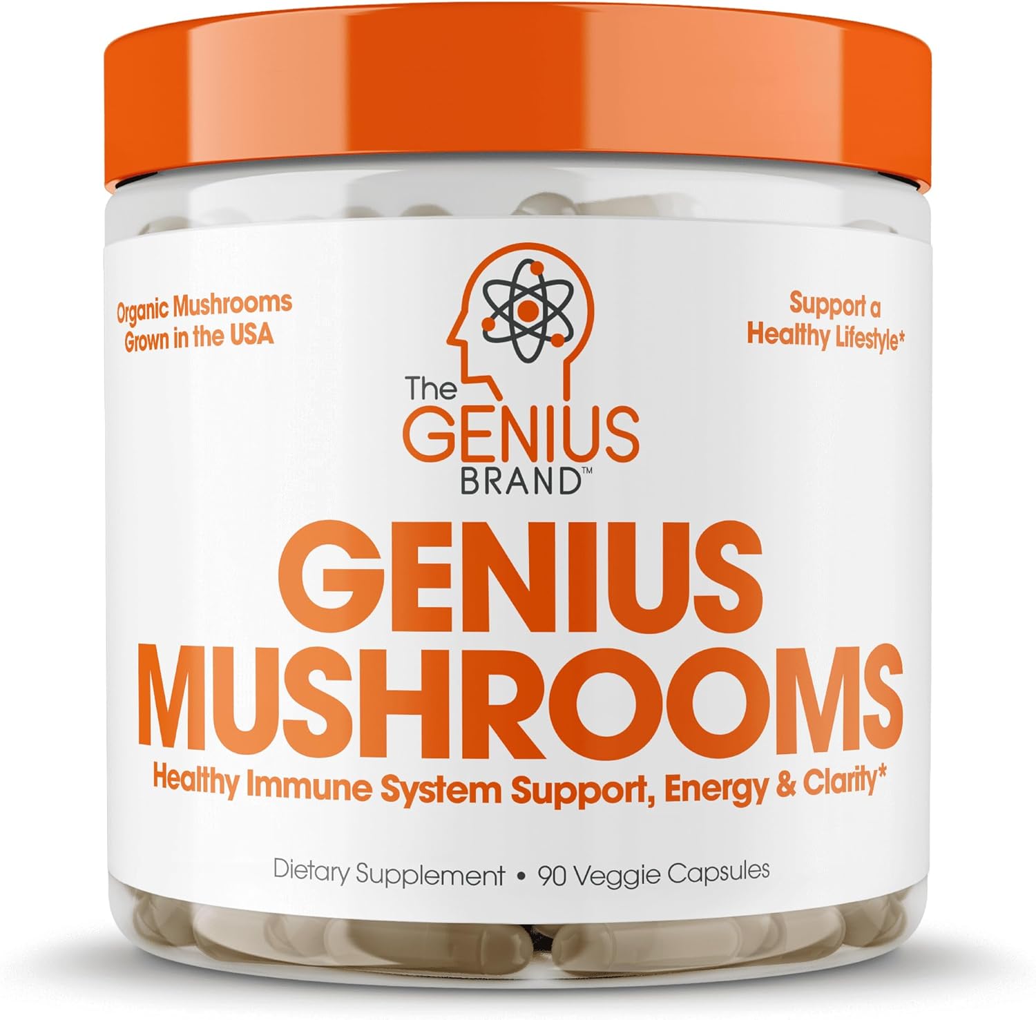 Genius Energized Pre Workout & Mushroom Supplement Bundle - Boost Energy and Wellness with Powerful Ingredients