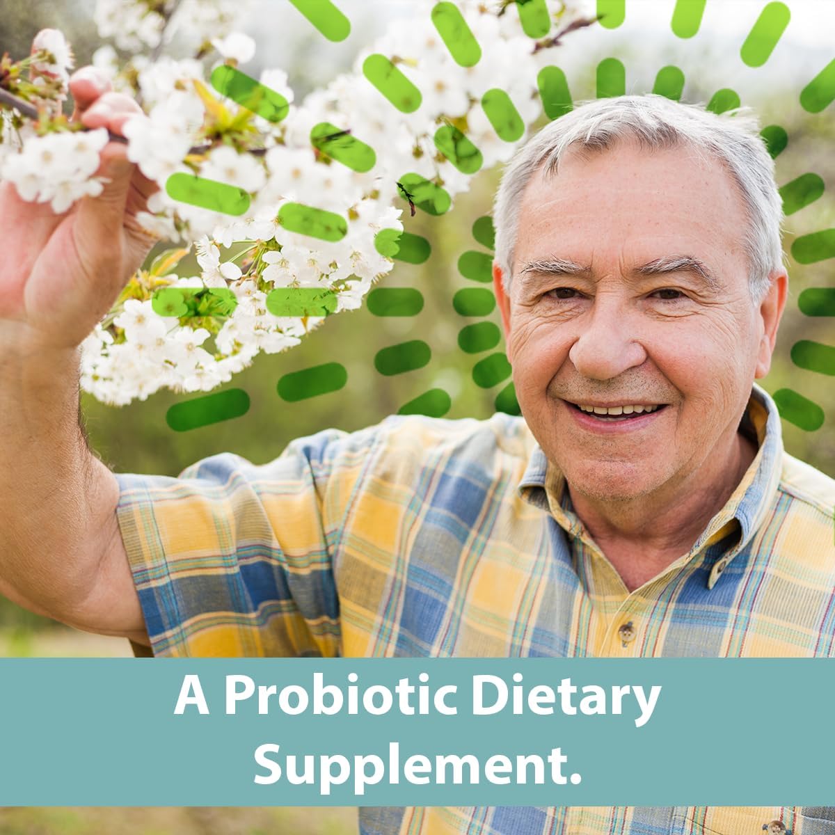 GeriCare Probiotic Lactobacillus Dietary Supplement Tablets for Digestive Health - 50 Count Pack