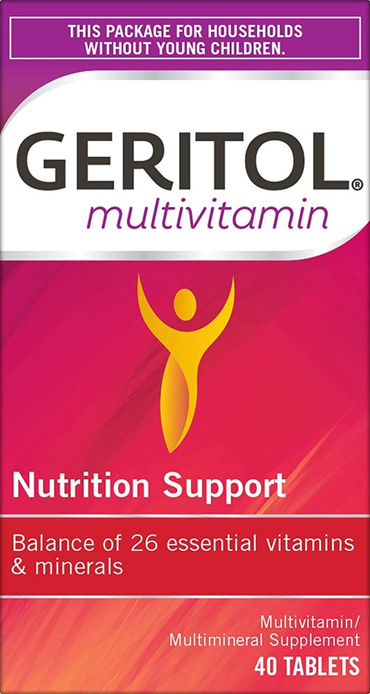 Geritol Multi-Vitamin Plus Multi-Mineral Tablets - 120 Tablets, Pack of 3