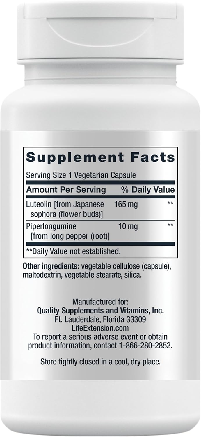 Geroprotect Autophagy Renew Capsules: Cellular Health & Aging Support with Luteolin & Piperlongumine - Gluten-Free, Non-GMO, Vegetarian - 30ct