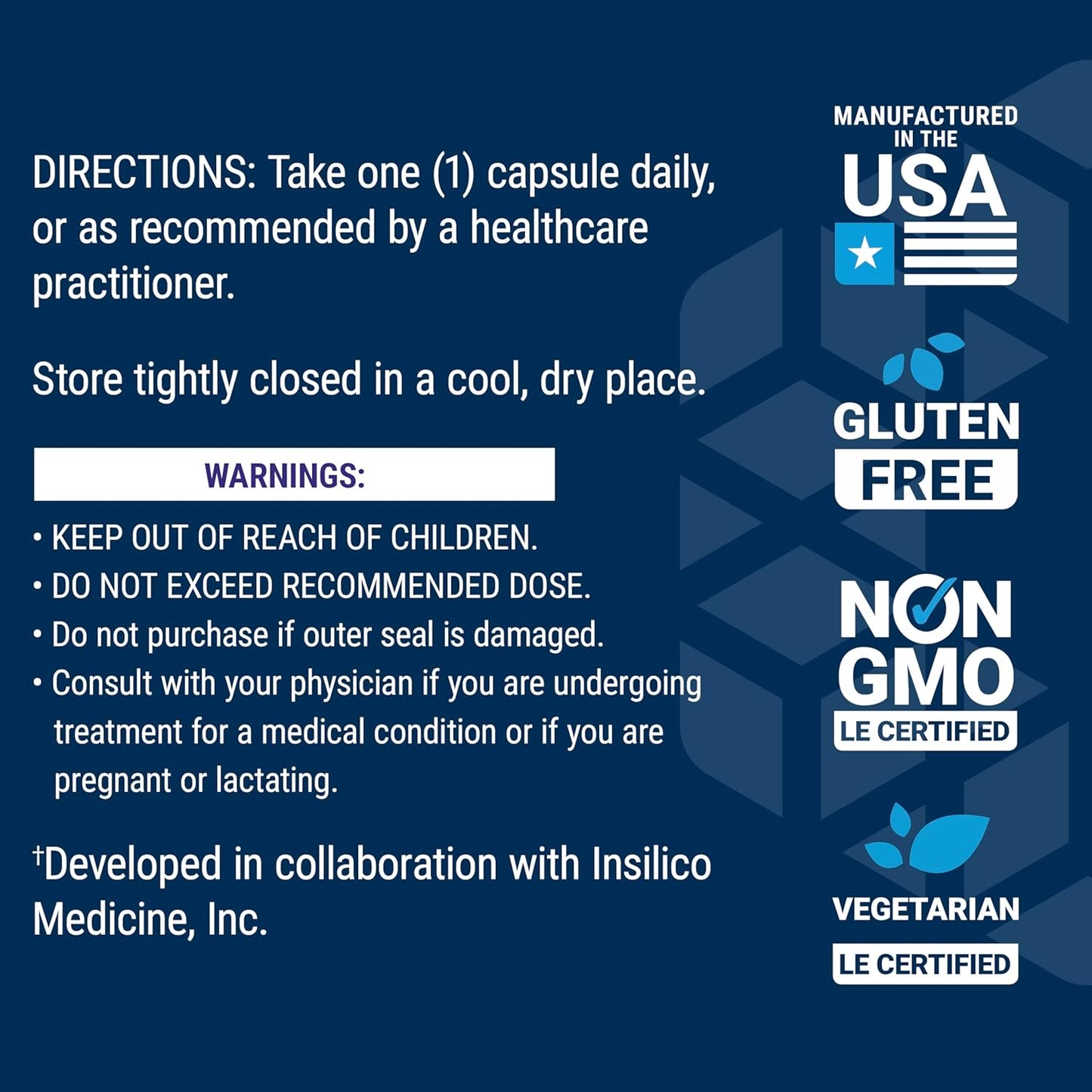 Geroprotect Autophagy Renew Capsules: Cellular Health & Aging Support with Luteolin & Piperlongumine - Gluten-Free, Non-GMO, Vegetarian - 30ct