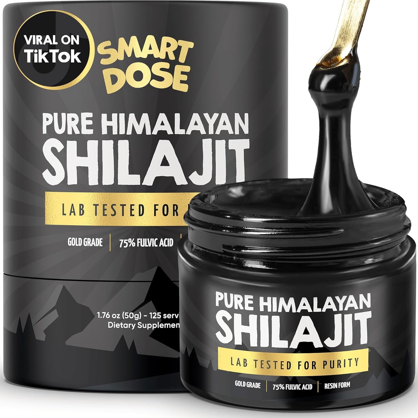 Get Double the Benefits with 2X Smart Dose Power Blend Capsules and 1x Smart Dose Pure Himalayan Shilajit Resin