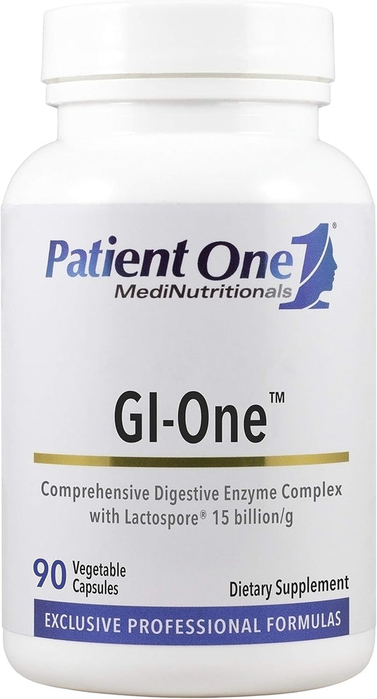 GI-One Supplement for Food Metabolism and Nutrient Absorption* | Digestive Enzyme Complex | 90 Capsules