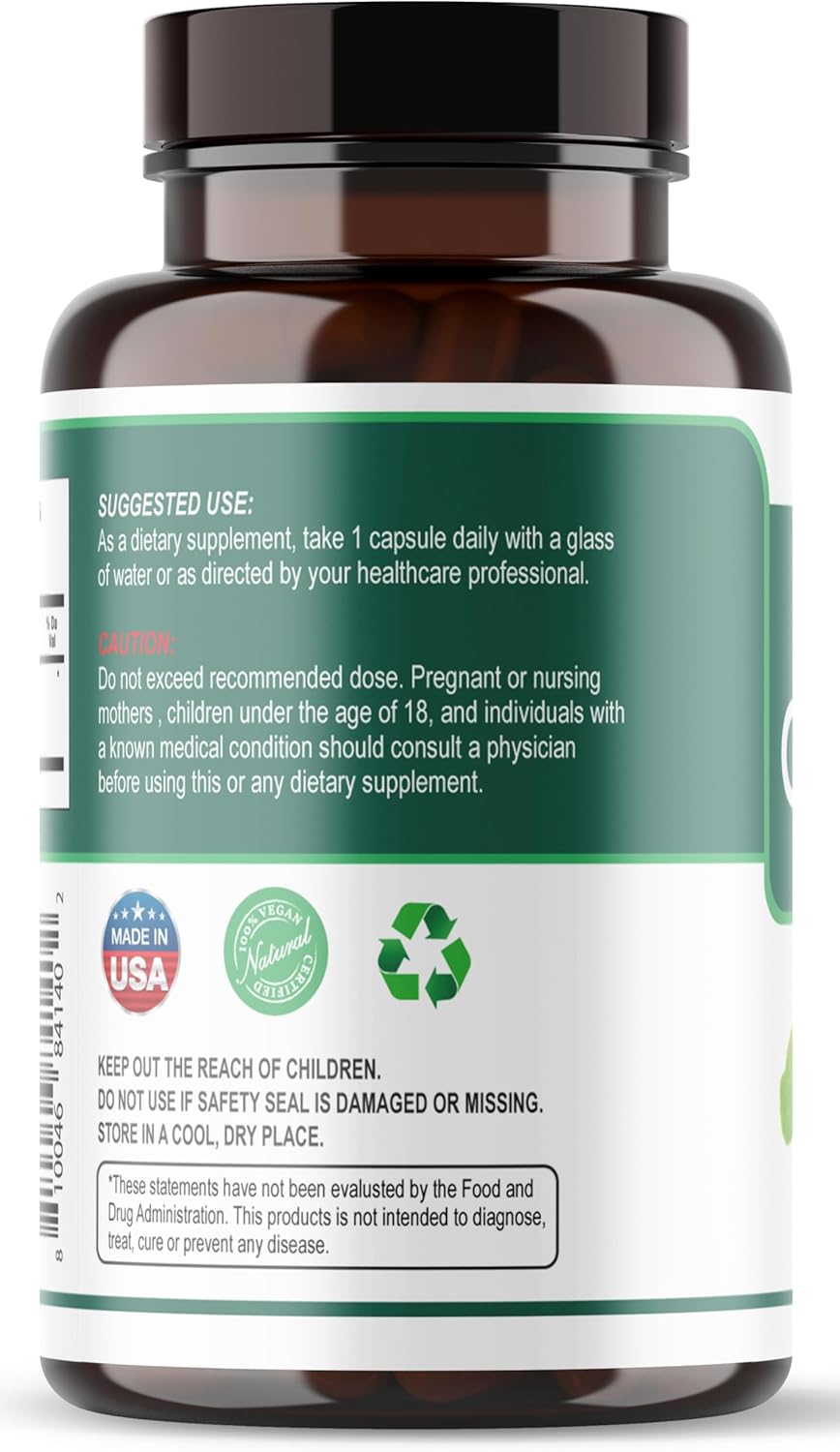 Ginkgo Biloba 720mg Capsules for Brain Function & Memory Support - 120 Vegetarian Capsules by Viva Doria