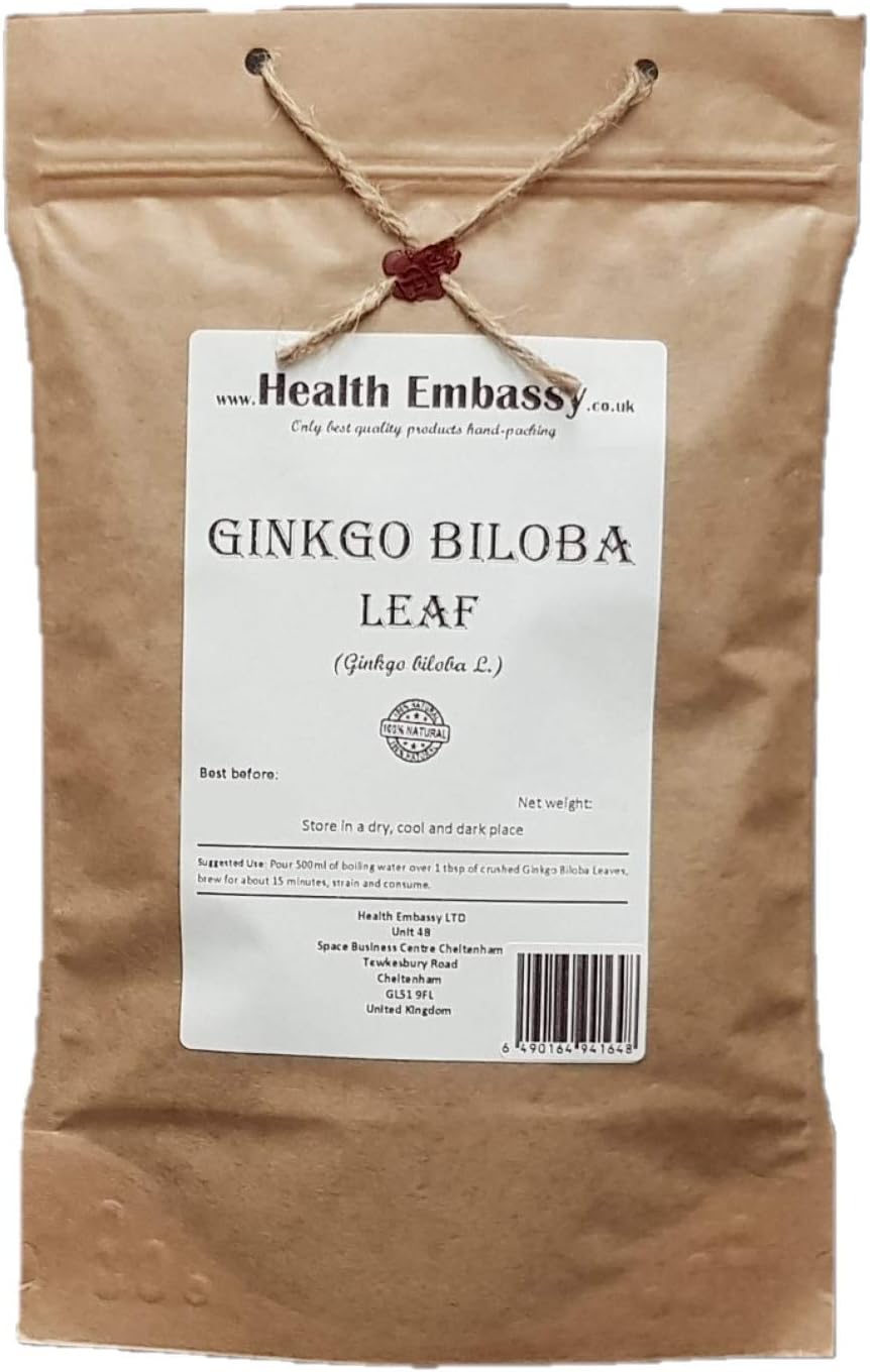 Ginkgo Biloba Leaf Herbal Tea | Health Embassy | 50g Bag