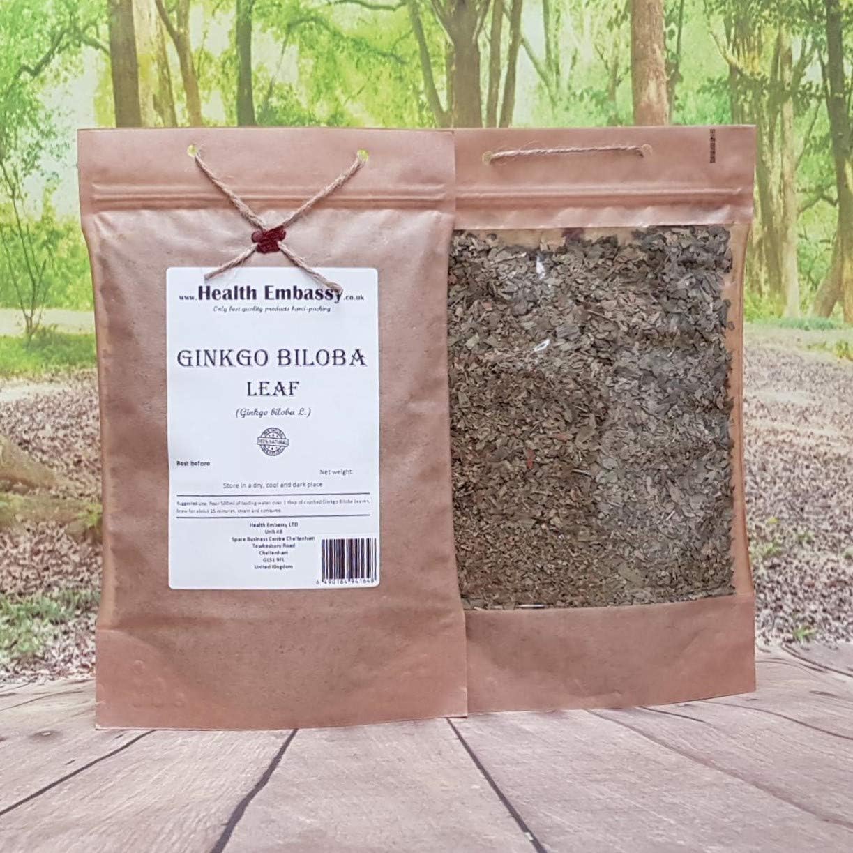 Ginkgo Biloba Leaf Herbal Tea | Health Embassy | 50g Bag