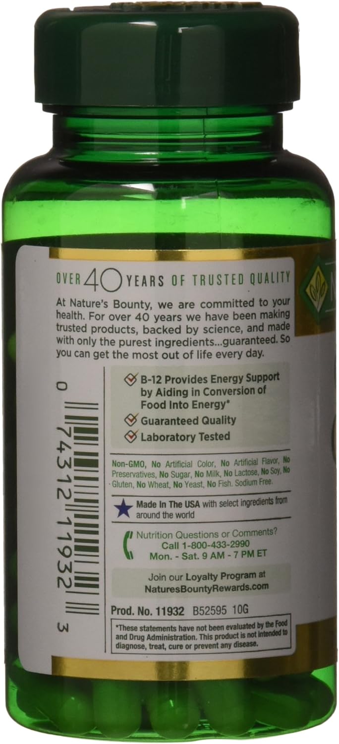 Ginseng Complex Plus Royal Jelly Capsules - Nature's Bounty - 75 Count