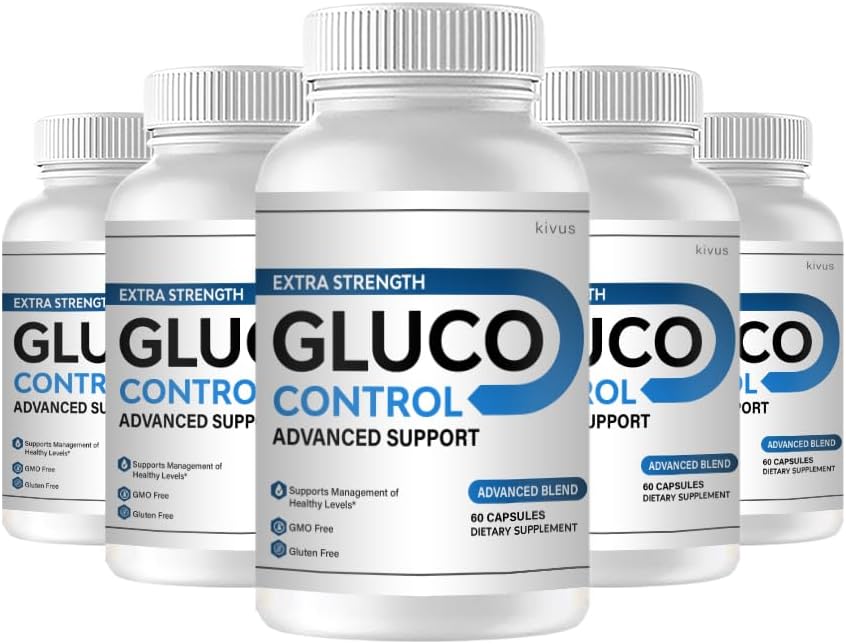 Gluco Control Advanced Support Supplement - 5 Pack, 300 Capsules