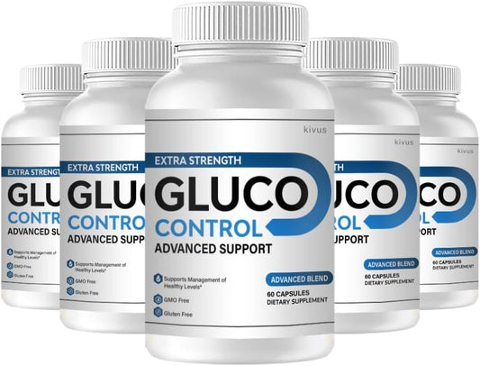 Gluco Control Advanced Support Supplement - 5 Pack, 300 Capsules