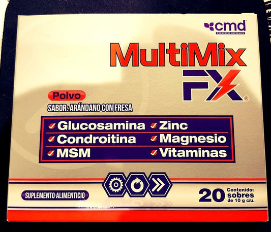 Glucosamine, Chondroitin, MSM, Garlic, Zinc, Magnesium Vitamin Mix in Envelope