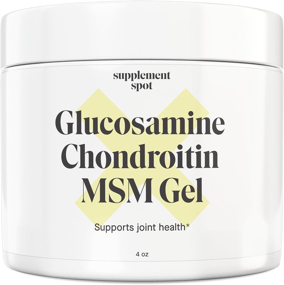 Glucosamine Chondroitin MSM Gel - Joint Health Support for Women & Men - 4 oz Gel (90 Day Supply)