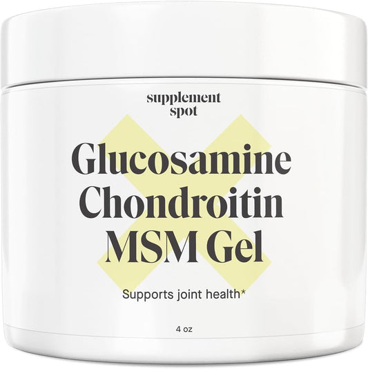 Glucosamine Chondroitin MSM Gel - Joint Health Support for Women & Men - 4 oz Gel (90 Day Supply)