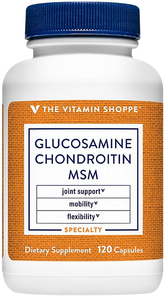 Glucosamine Chondroitin MSM Supplement - 120 Capsules by The Vitamin Shoppe