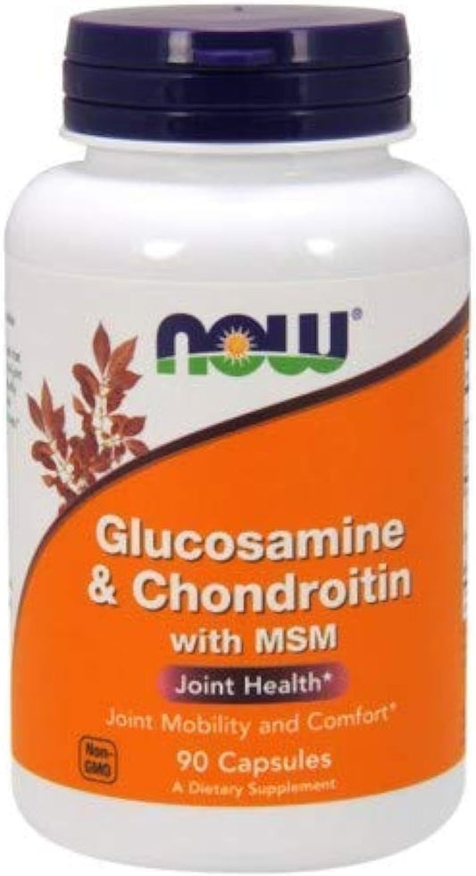 Glucosamine, Chondroitin, MSM Supplement - 90 Capsules - Pack of 2