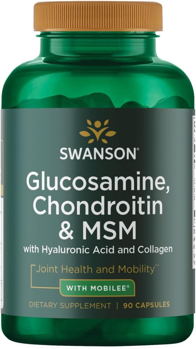 Glucosamine Chondroitin & MSM with Hyal-Joint 90 Capsules by Swanson