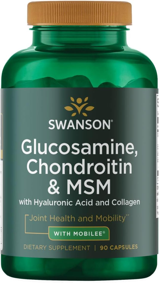 Glucosamine Chondroitin & MSM with Hyal-Joint 90 Capsules by Swanson