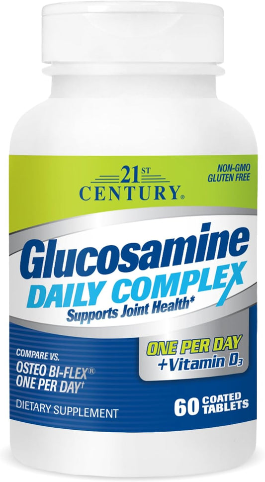 Glucosamine Daily Complex Plus D Tablets, 60 Count - 21st Century (27708)