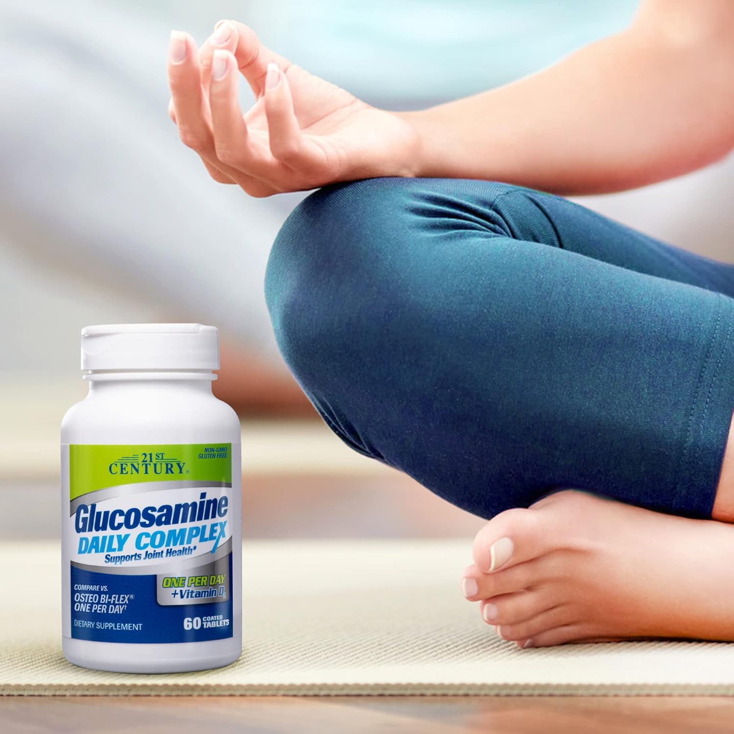 Glucosamine Daily Complex Plus D Tablets, 60 Count - 21st Century (27708)