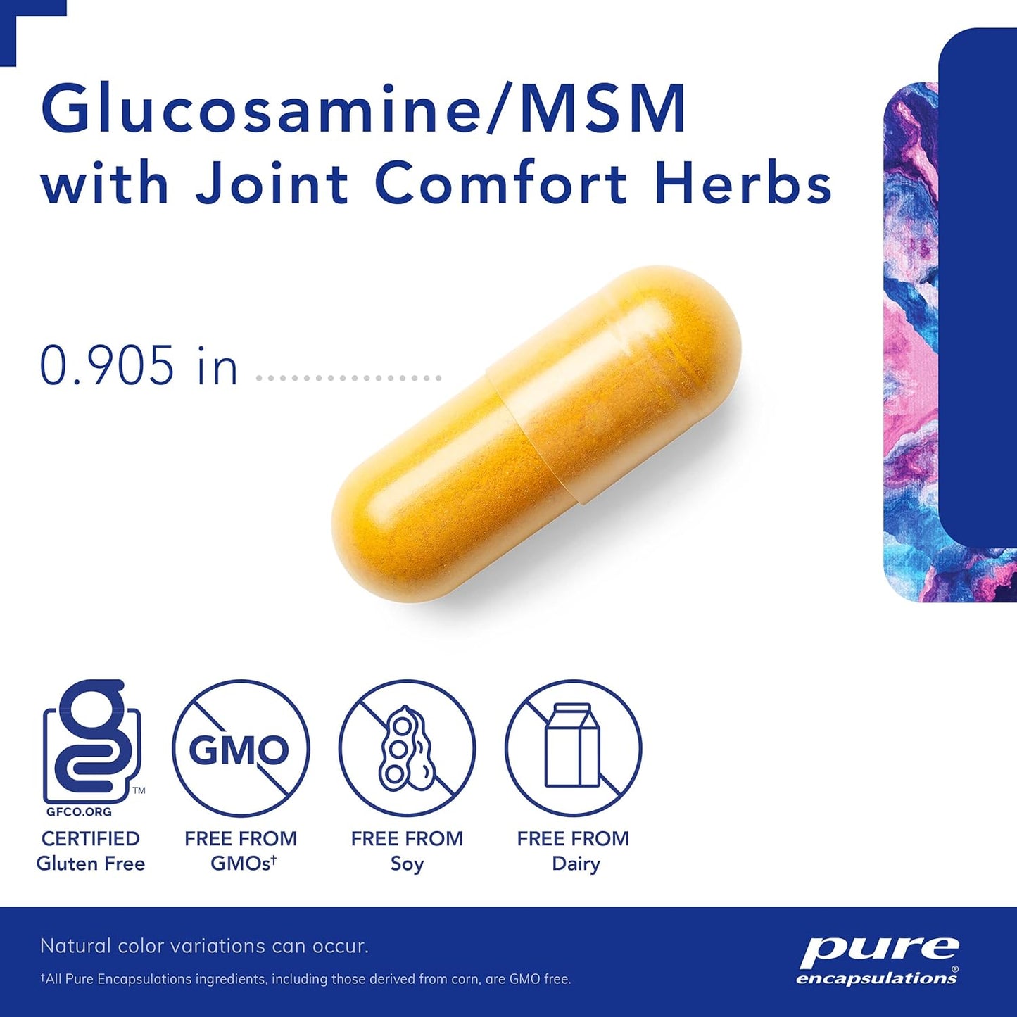 Glucosamine MSM Supplement for Joint Support and Cartilage Health - 180 Capsules