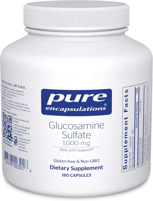 Glucosamine Sulfate 1,000mg Capsules for Joint Support and Mobility - 180 Count