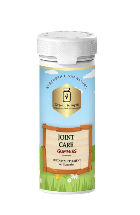 Glucosamine Sulfate Joint Care Gummies - Natural Pain Relief with Vitamin E (60 Count)