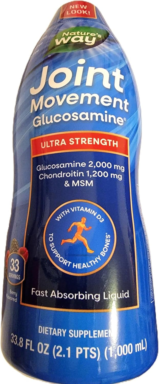 Glucosamine Supplement for Improved Joint Mobility - 33oz Bottle