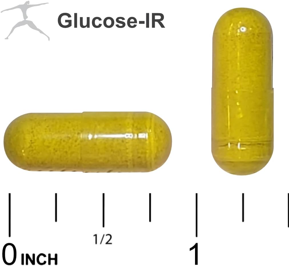 Glucose-IR Supplement - Cinnamon Extract, Chromium, Berberine, Biotin - 120 Capsules