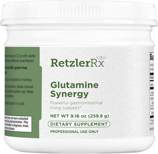 Glutamine Synergy Gastrointestinal Support Supplement - Non-GMO, Vegan Formula for Digestive Health