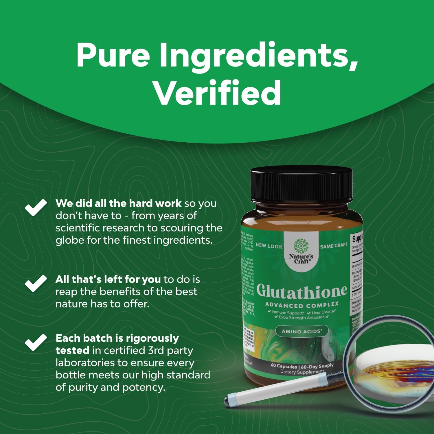 Glutathione Amino Acid Supplement with Glutamic Acid and Milk Thistle for Liver and Immune Support - Pure L Pills for Health - BoostGo Australia