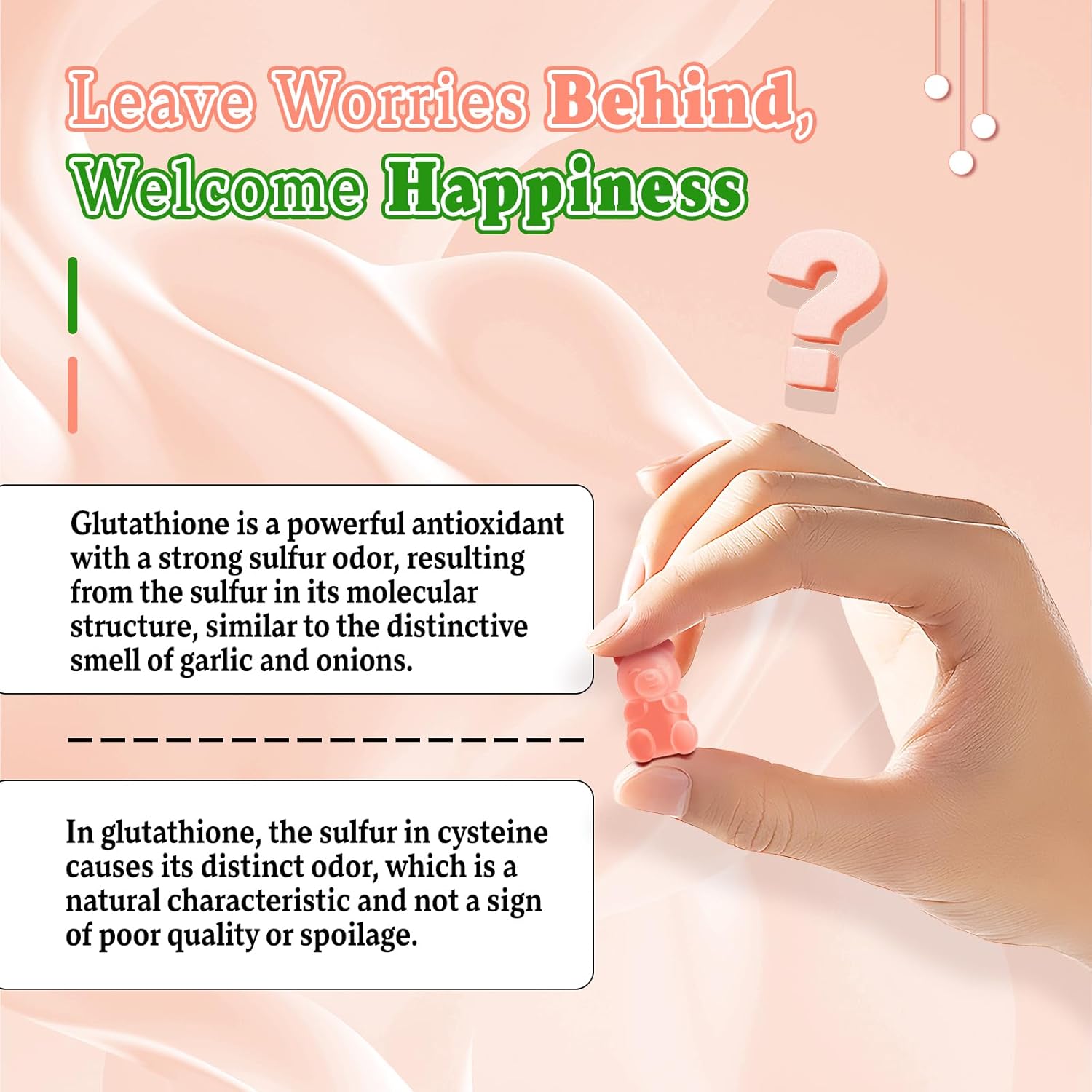 Glutathione Collagen Gummies with Vitamin C for Women - Hair, Skin, Nails, Joints - Anti-Aging Supplement, Vegan, Sugar-Free - Grape Flavor, 60 Count