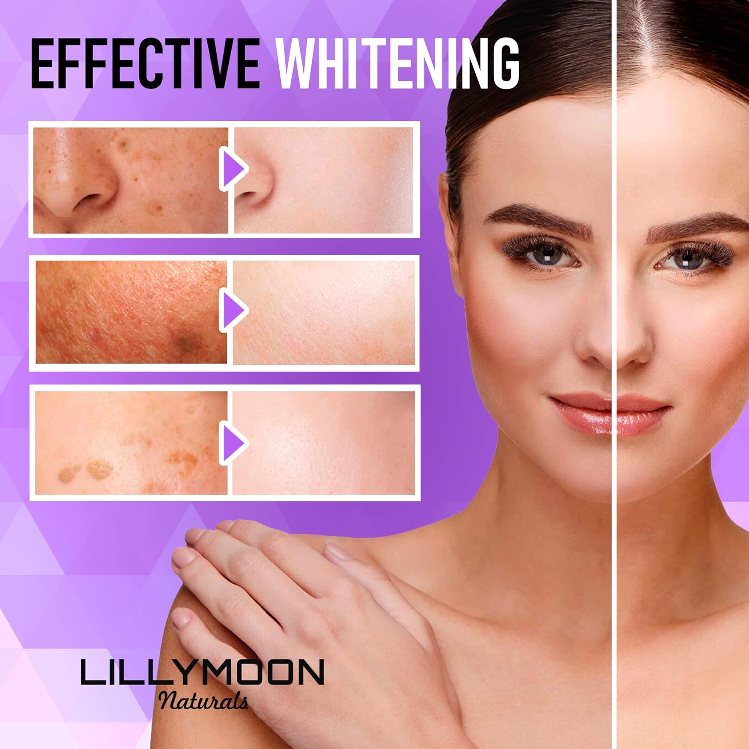 Glutathione Whitening Pills with Vitamin C for Skin Lightening and Dark Spot Removal - Made in USA