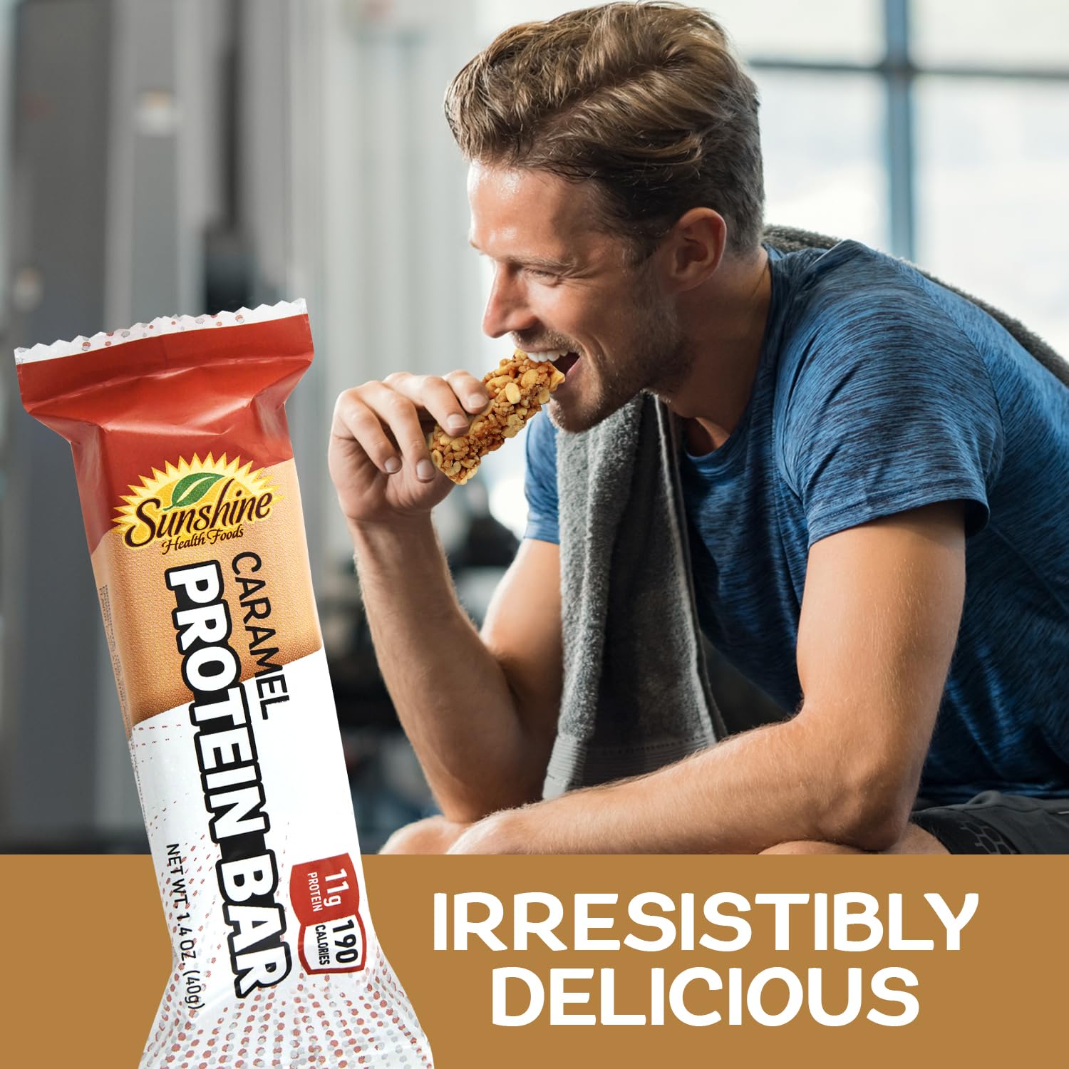 Gluten-Free Caramel Protein Bars for Active Lifestyles - Pack of 5, Ideal Meal Replacement & Muscle Recovery with Sustained Energy