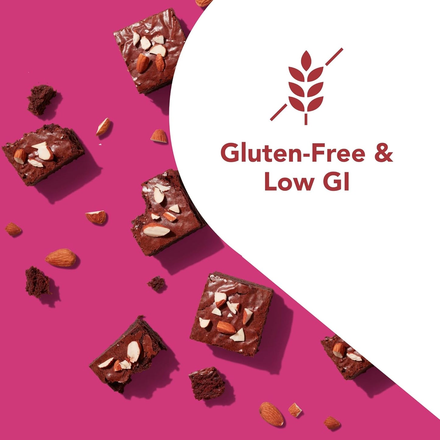 Gluten Free Chocolate Almond Brownie Protein Snack Bars - 15 Count by think! Minis