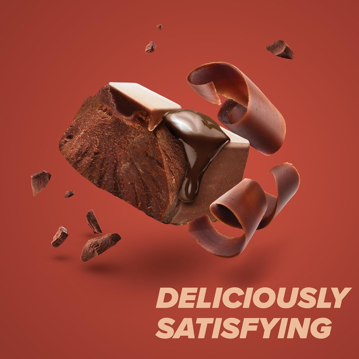 Gluten Free Chocolate Deluxe Protein Bars, 7.04 oz, Pack of 4, Low Sugar Energy Snacks