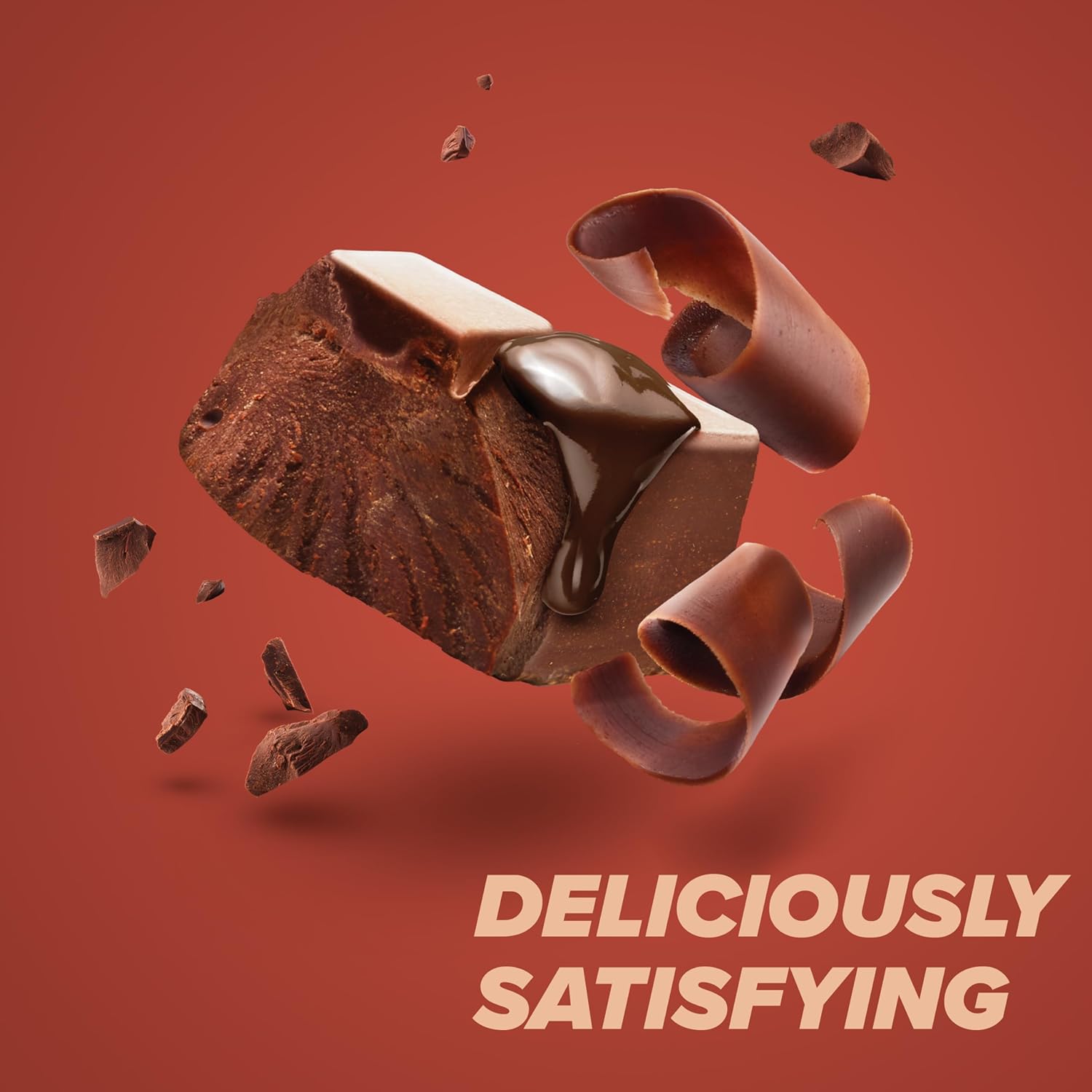 Gluten Free Chocolate Deluxe Protein Bars, 7.04 oz, Pack of 4, Low Sugar Energy Snacks