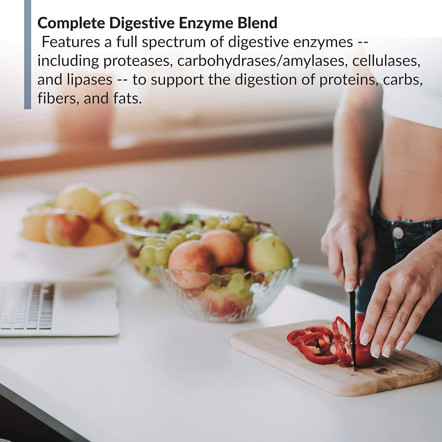 Gluten-Free Digestive Enzyme Blend for Nutrient Absorption & Digestive Support
