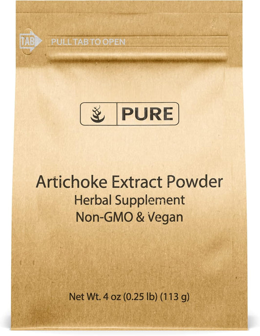 Gluten-Free Non-GMO Artichoke Extract Supplement (4 oz) with Pure Original Ingredients