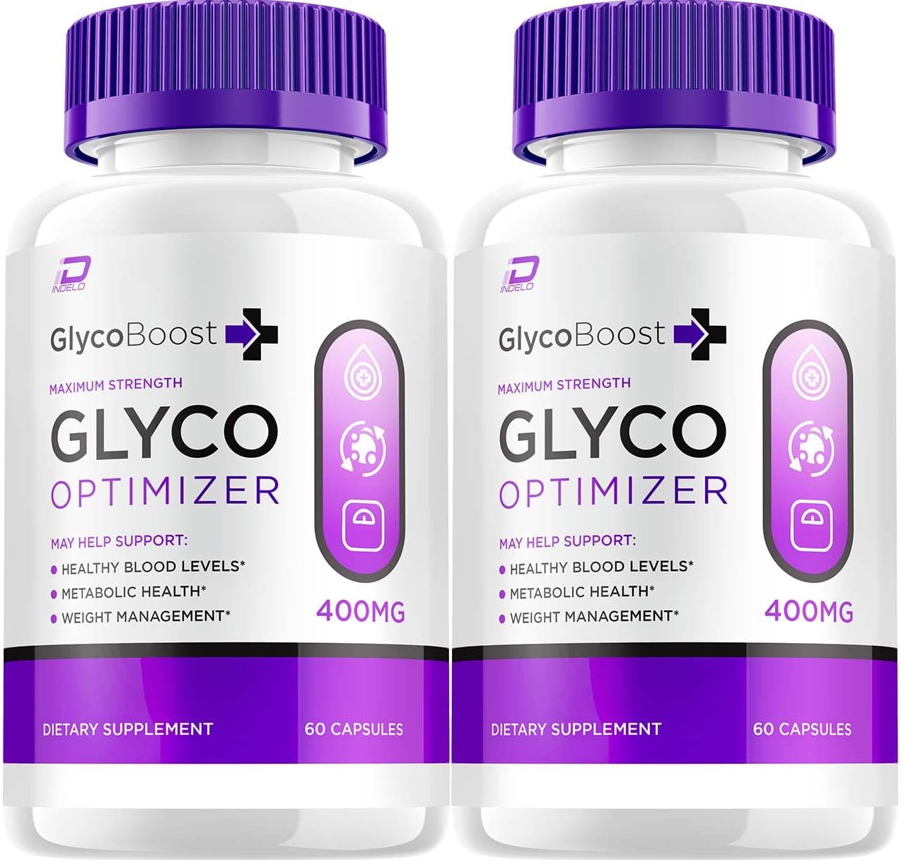Glyco Boost Capsules - Natural Supplement for Maintaining Healthy Levels - Maximum Strength Formula - 2 Pack (120 Capsules)