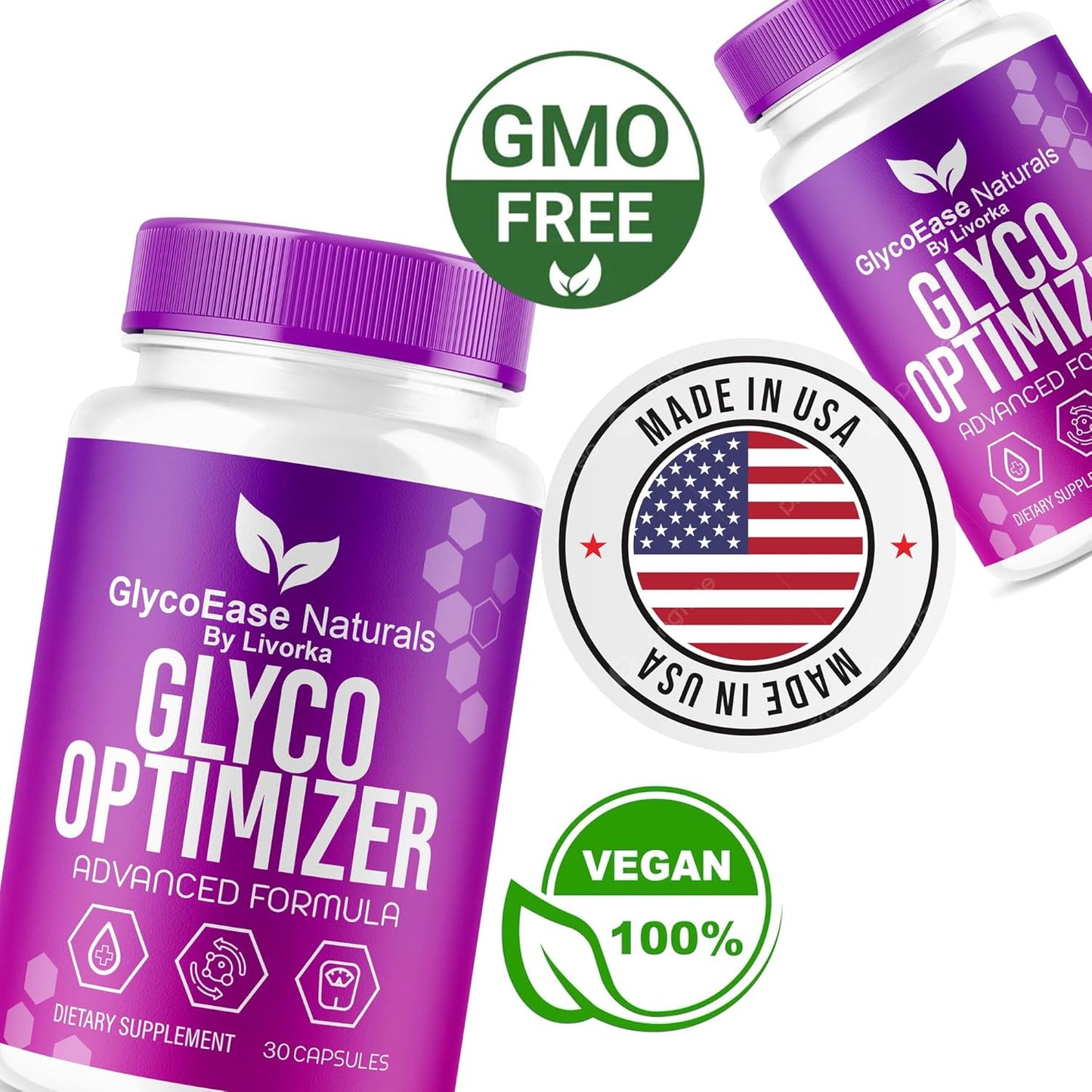 Glyco Optimizer Capsules - 30 Day Supply - Supports Glycogen Levels