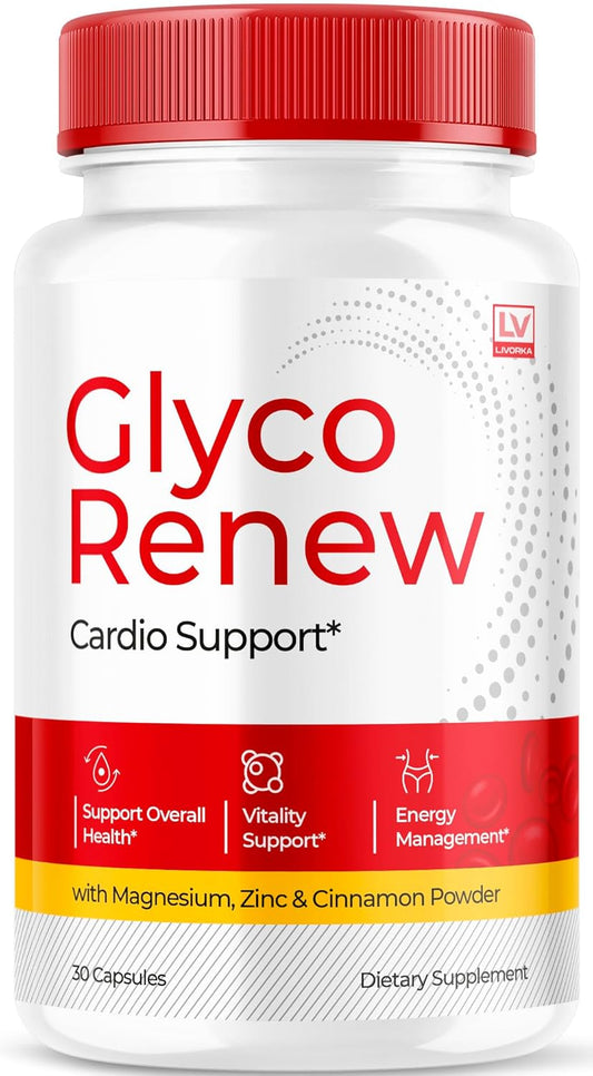 Glyco Renew Blood Support Supplement - 30 Capsules for Ripped Support