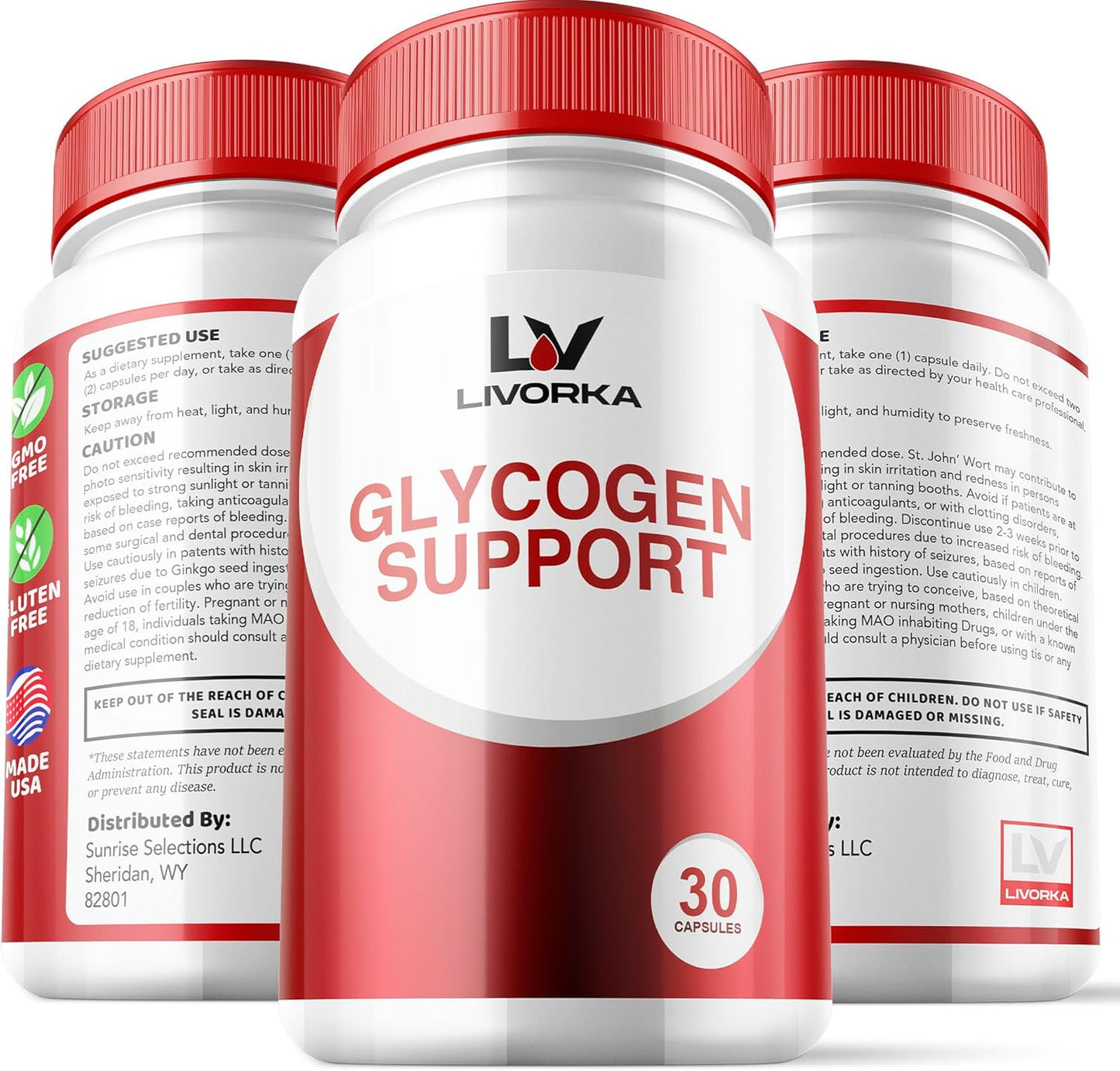 Glycogen Control Formula - 30 Capsules for 30 Days, Powerful Ingredients, Supports Glycogen Levels