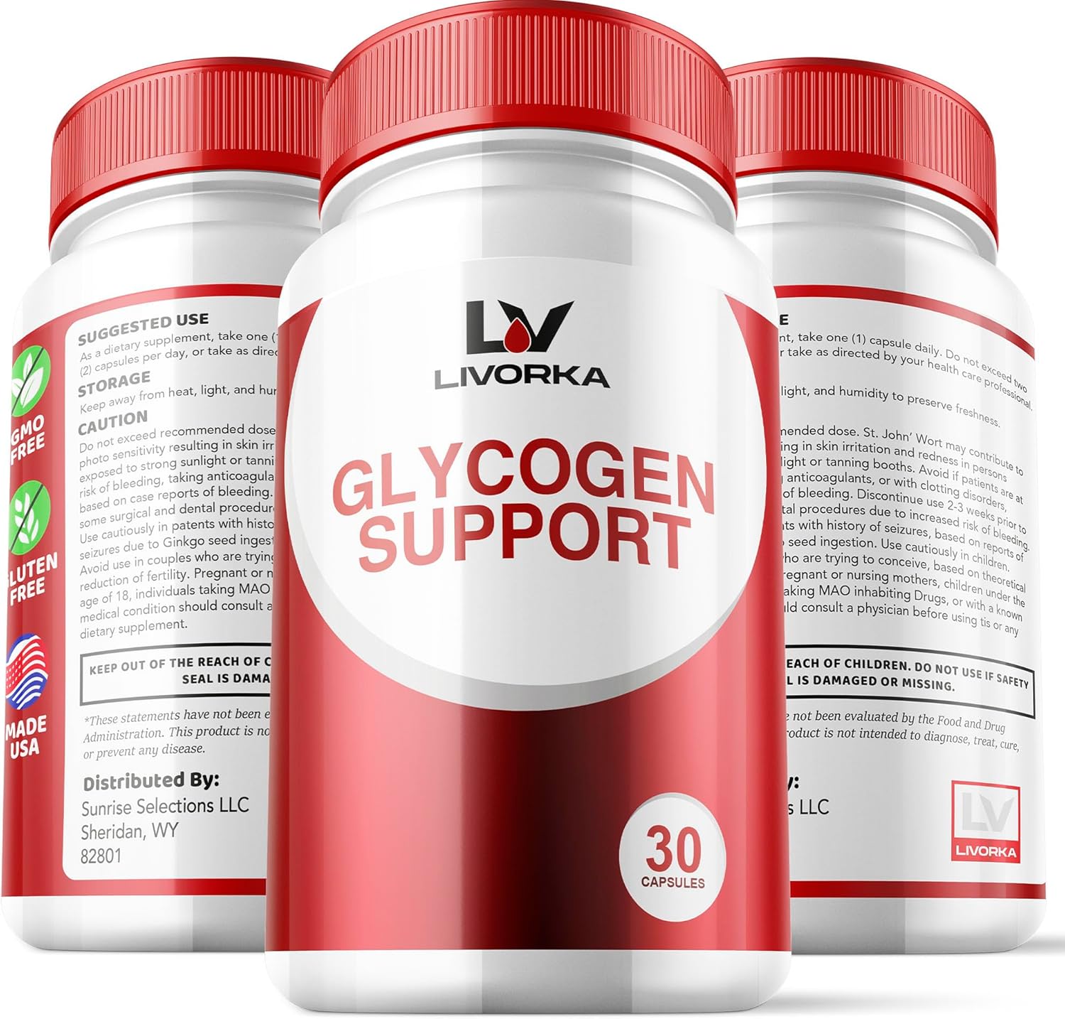 Glycogen Control Formula - 30 Capsules for 30 Days, Powerful Ingredients, Supports Glycogen Levels