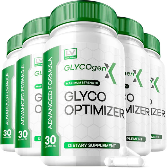 Glycogen X Optimizer 600mg - 5 Pack of 150 Capsules for Glycogen Support