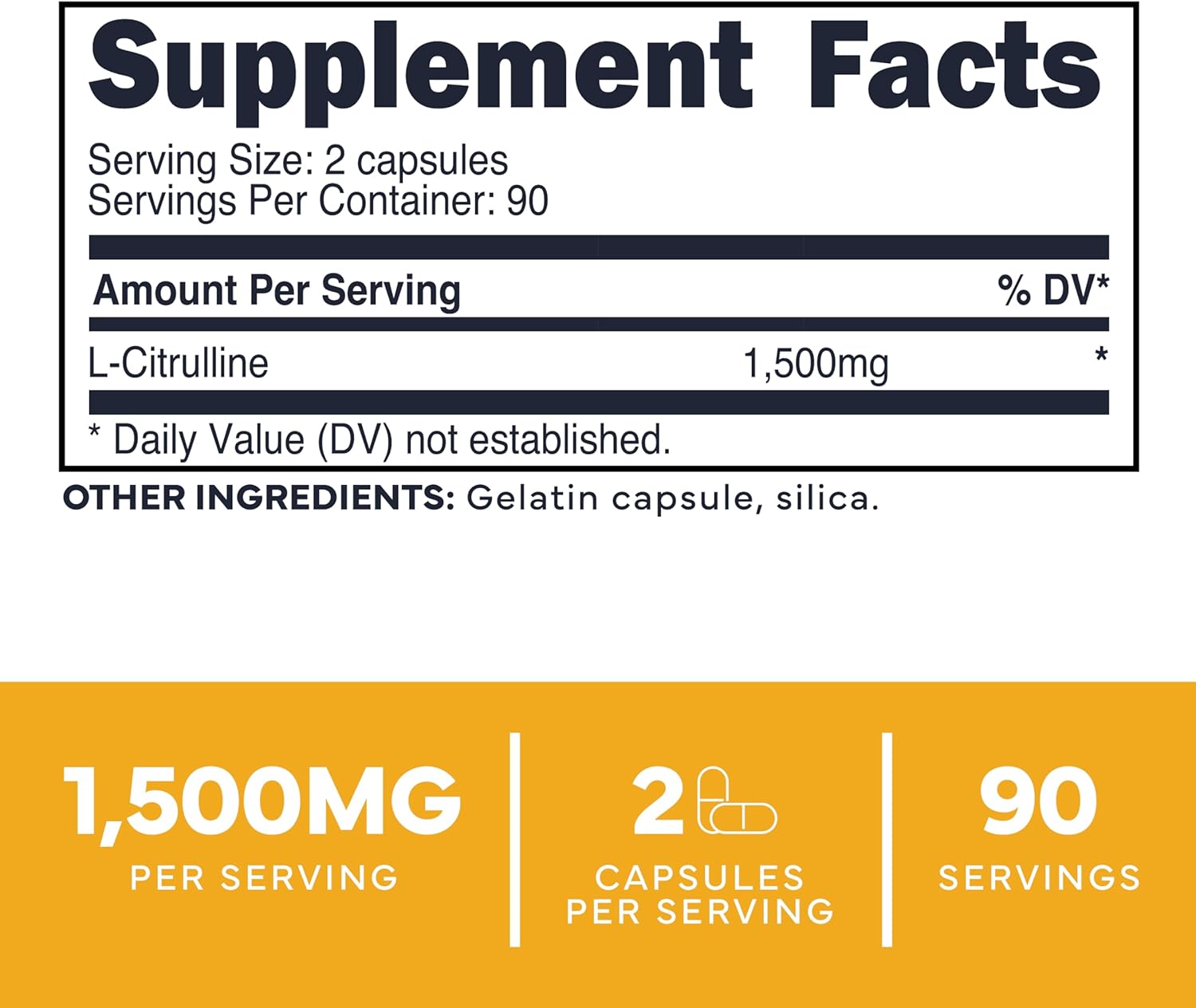 GMO-Free Type Zero L-Citrulline Capsules - 180 Capsules (1500 mg) - BoostGo Australia