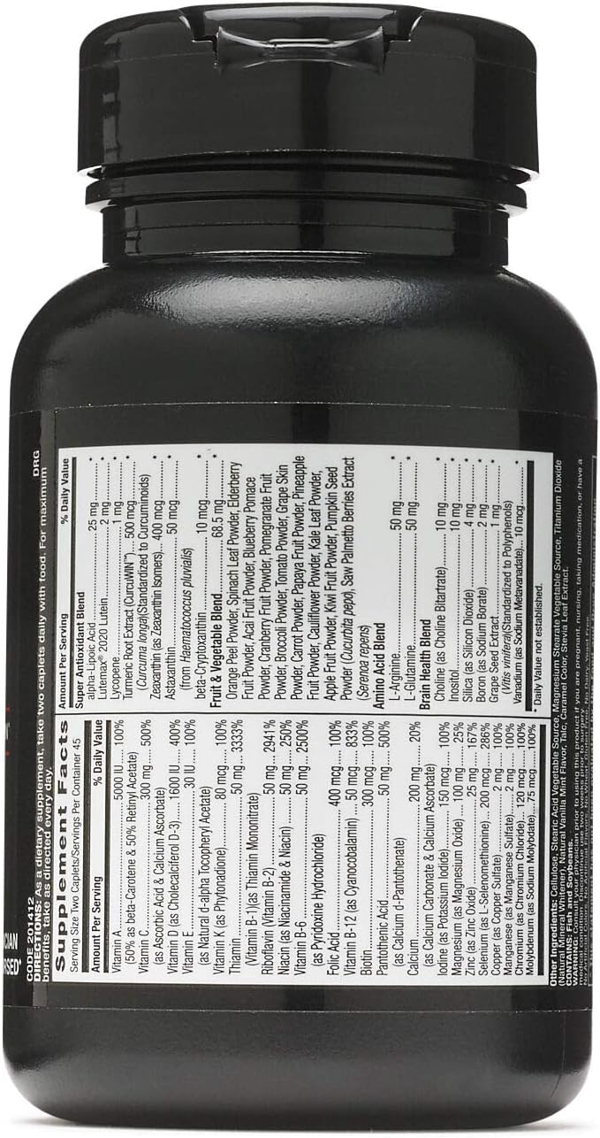 GNC Mega Men Multivitamin Twin Pack - 180 Count for Heart Health & Immune Support